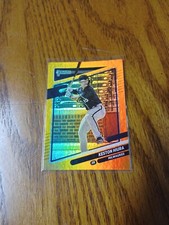 KESTON HIURA 2021 DONRUSS ORANGE FOIL CARD 82 MILWAUKEE BREWERS