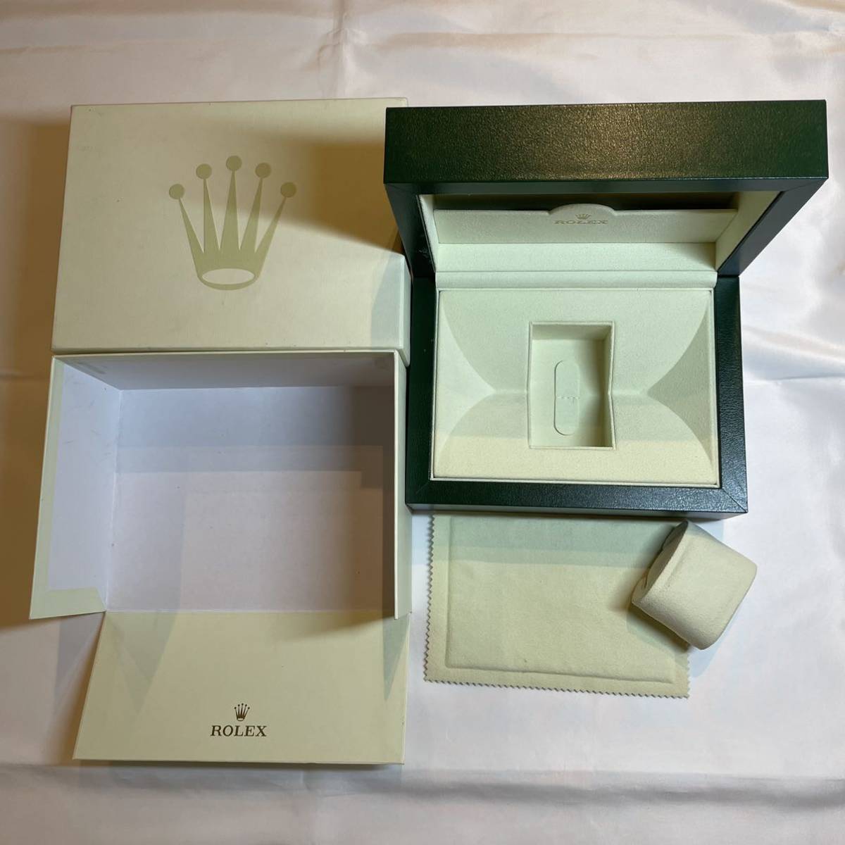 ROLEX watch box case old box L size 5 pieces set ROLEX watch box case old box L size 5 pieces set