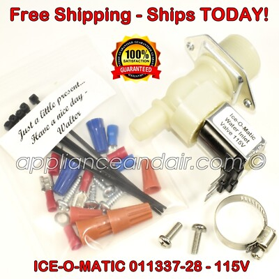 #ad ICE O MATIC 1011337 28 Inlet Water Valve 120V Hardware Ships FREE TODAY $48.95