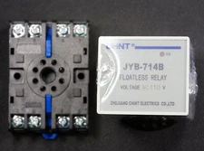 NEW Floatless Water Level Control Relay 110V AC Includes 8 Pin Octal Base Socket