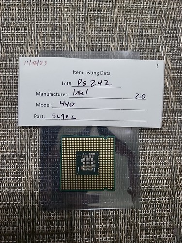 INTEL Celeron 440 2GHz 800MHz 512KB L2 LGA775 SL9XL Desktop Processor - Picture 3 of 3