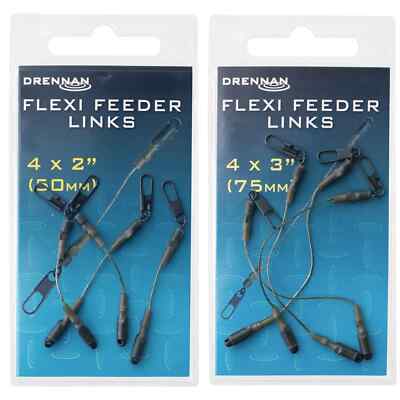Drennan Flexi Feeder Links - 2'' oder 3'' beide Größen