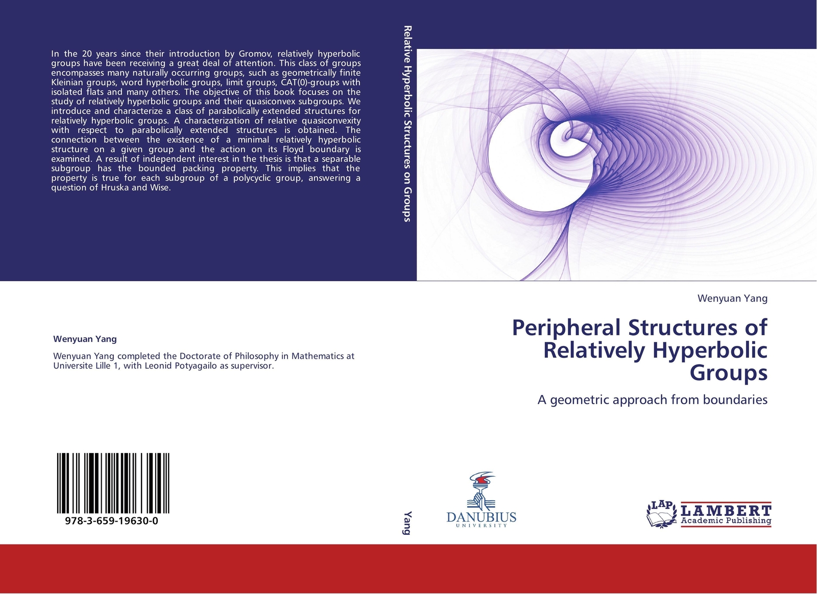 Thumbnail - Wenyuan Yang | Peripheral Structures Of Relatively Hyperbolic Groups |