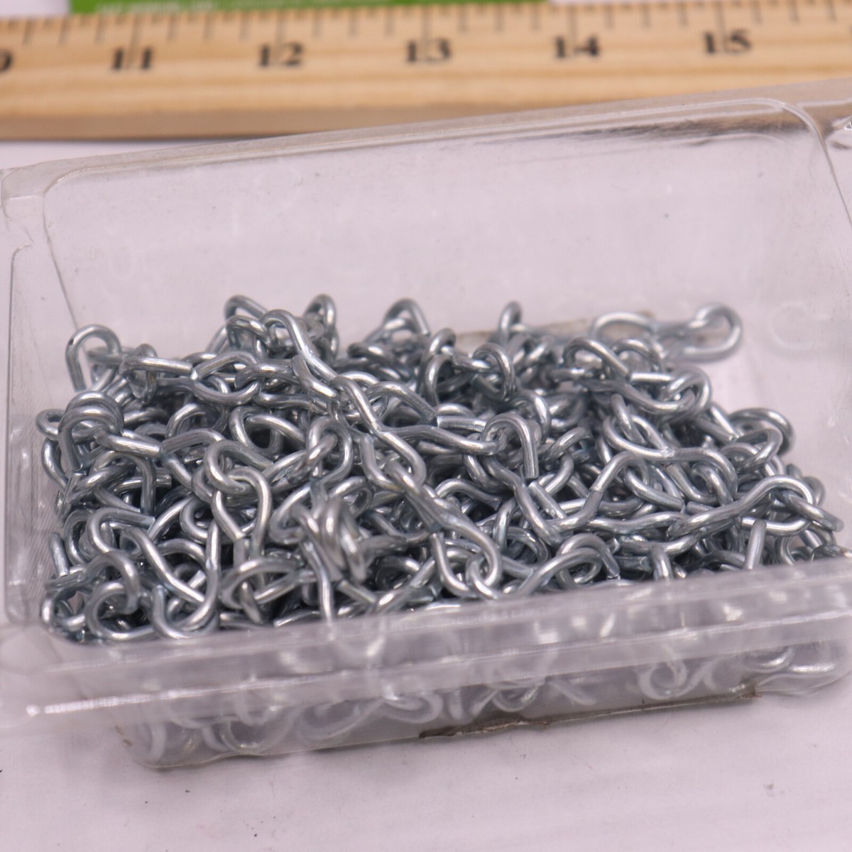 Blue Hawk Weldless Chain Silver Steel 15' 0348479 | eBay