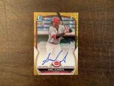 2023 Bowman Chrome Prospect Auto Gold Shimmer #CPA-AA Ariel Almonte /50