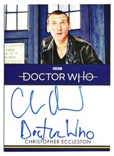 Doctor Who Series 1-4 Christopher Eccleston Inscription Autograph Auto SP #NNO