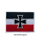 German Navy WW1 Jack Flag Patch Embroidered Iron on Sew On Batch Jacket N-277