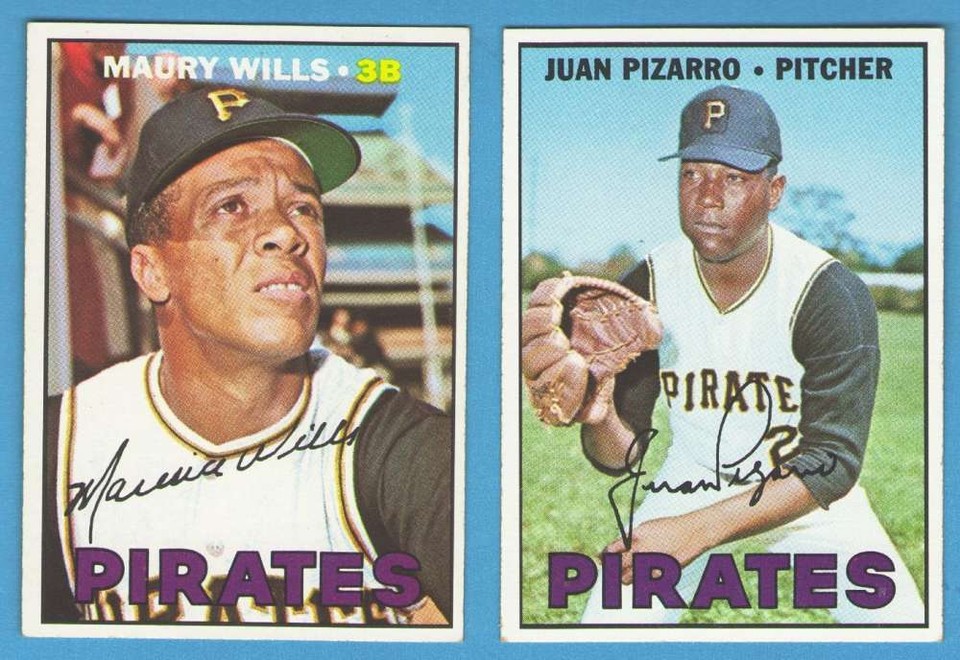 1967 Topps VG+EX+ Condition PITTSBURGH PIRATES Team Set Clemente OC