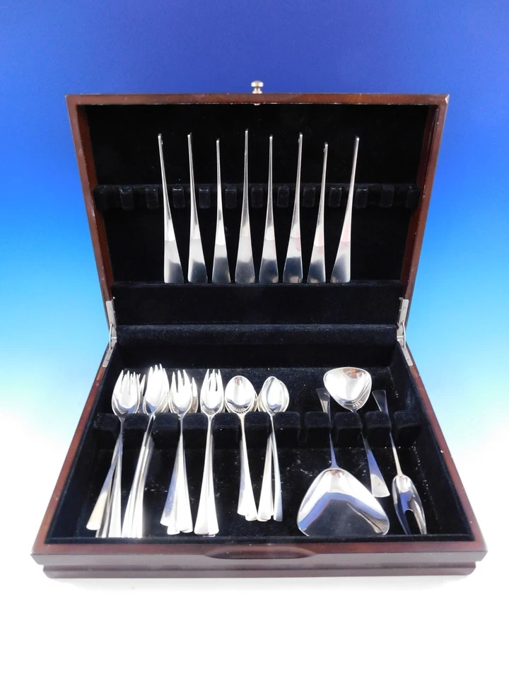 Juego de cubiertos Tjorn by Dansk de plata de ley para 8 servicios 35 piezas moderno Foto 2 de 4