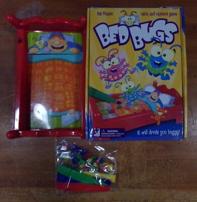2013 BED BUGS THE FRANTIC CATCH AND CAPTURE GAME CARDINAL  93514 100% COMPLETE