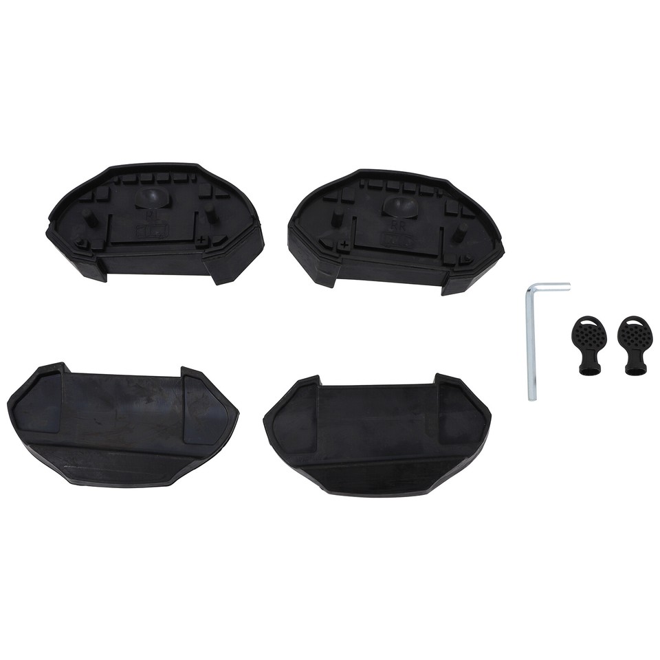 Roof Rack Cross Bars For 2018-2022 Toyota C-HR - 2-Pack Aluminum/Plastic Bars, 165 Lb Capacity