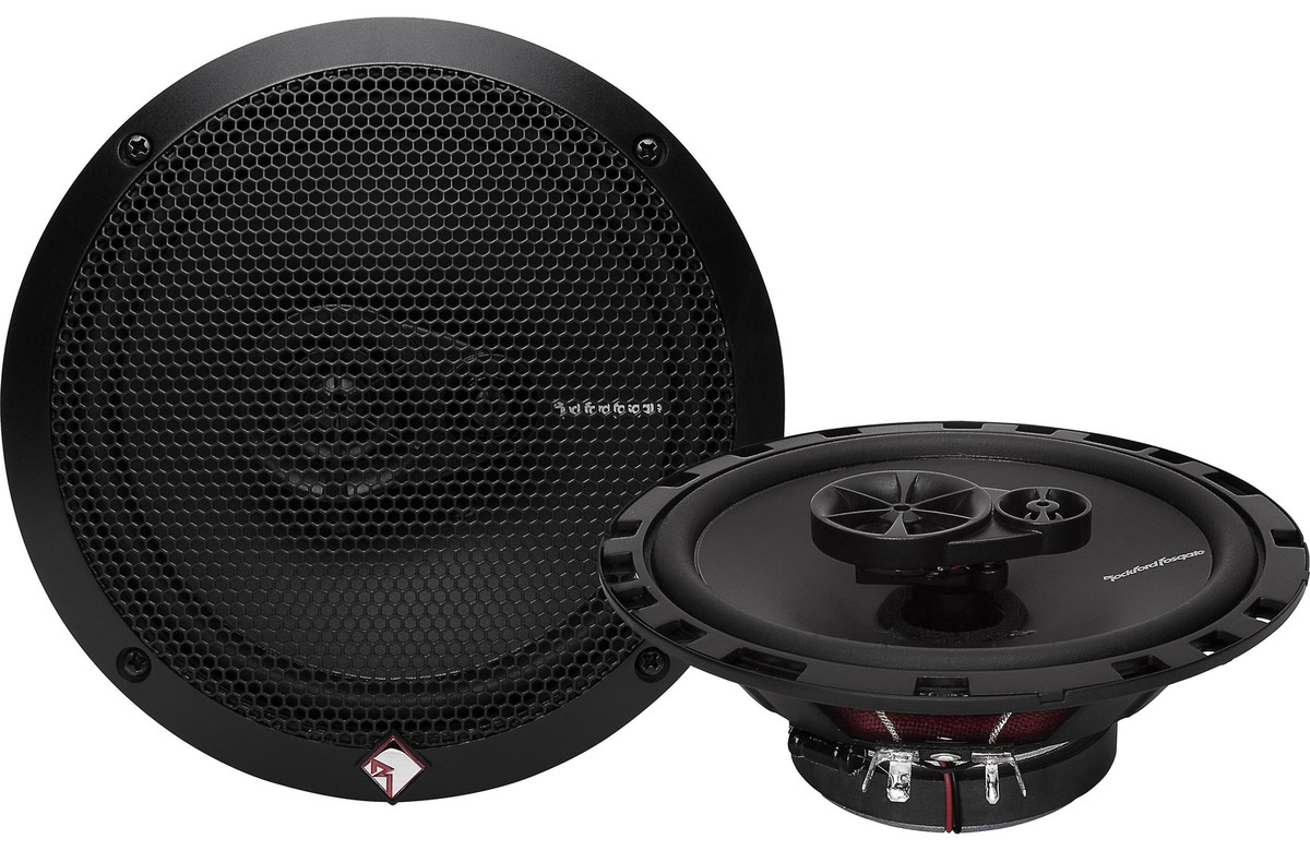 ROCKFORD FOSGATE 6.5 Full Range Coaxial Speaker - 3-Way - 45W RMS - Pair