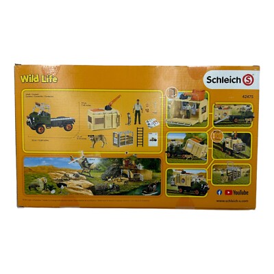 Schleich Wild Life 45 Piece Animal Rescue Toy Truck Playset