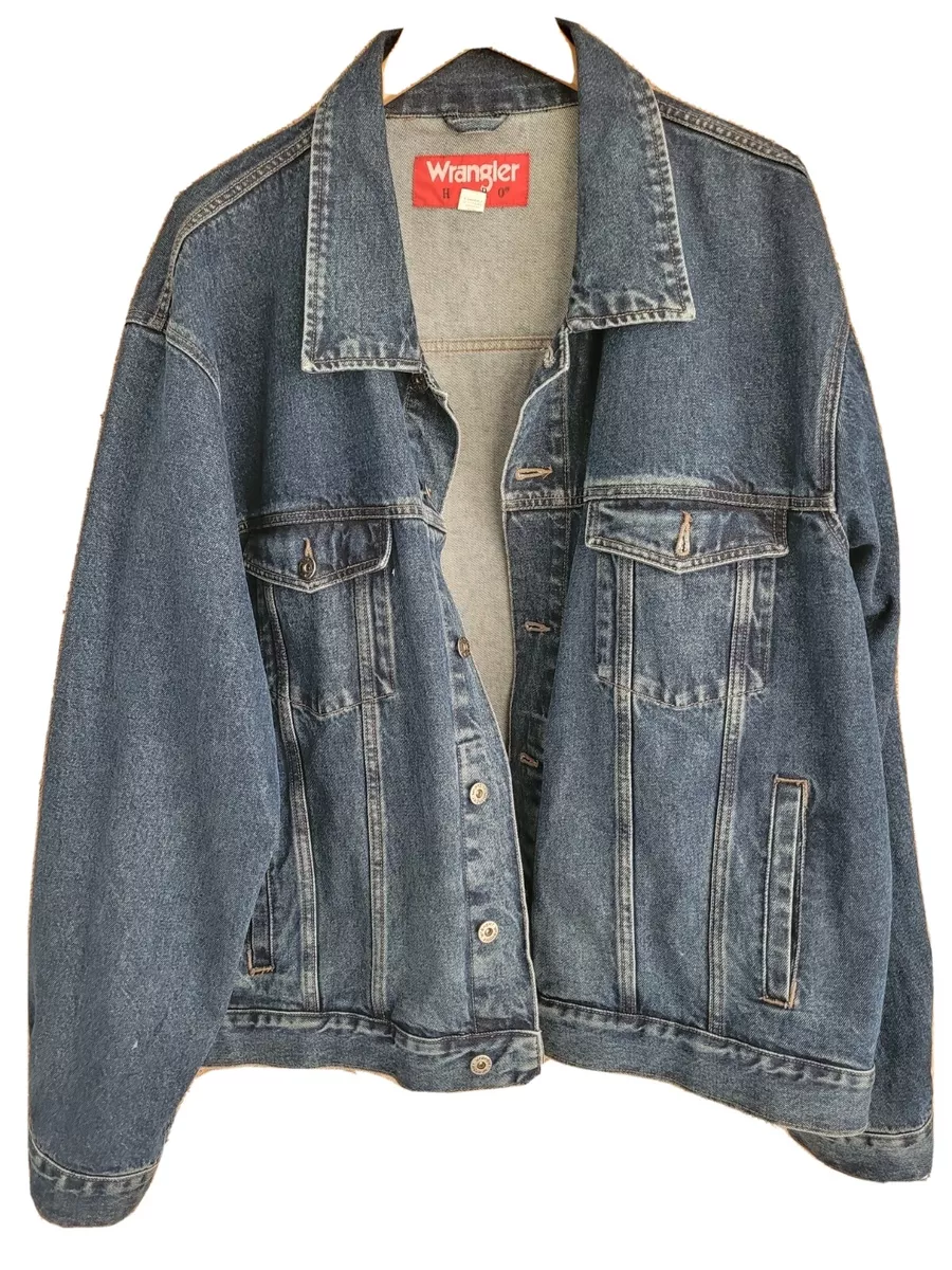 Men s Wrangler Denim Hero Jacket 3xl eBay