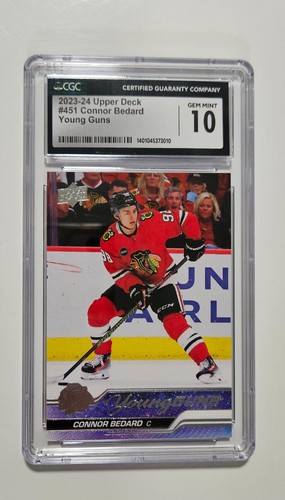 Connor Bedard CGC 10 Young Guns RC Rookie 2023-24 23-24 Upper Deck