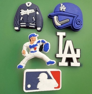  5-Pack Los Angeles Dodgers FOR Crocs Shoe Charms Croc Hat Charm Ohtani