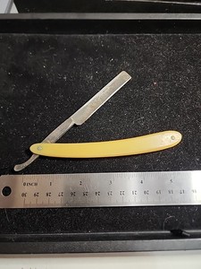 The Belmont Ludo  102  Straight Razor Shear & Razor Made In Germany Vintage