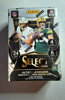 2024 PANINI SELECT FOOTBALL NFL BLASTER BOX ZEBRA NIX DANIELS CALEB MAYE