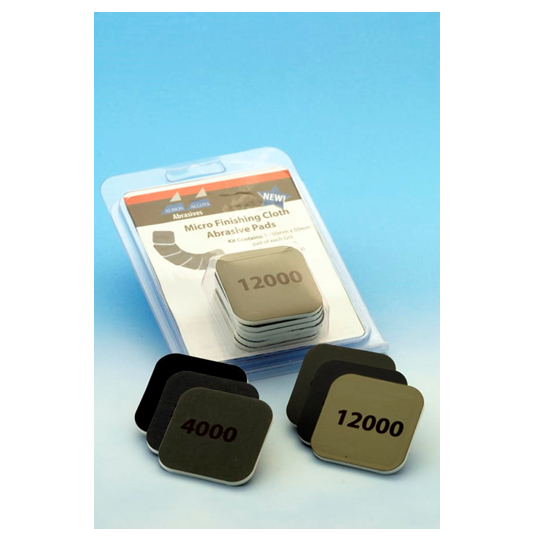 Albion Alloys 2000 Micro Finishing Cloth Abrasive Pads for Model Making