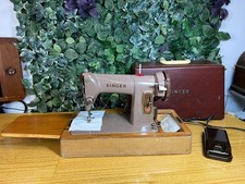 Singer 185K Electric Sewing Machine with Case, Accessories, Pedal