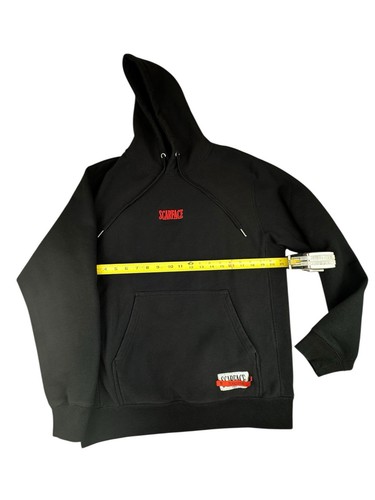 Scarface x Shoe Palace Black Hoodie Pullover Fleece Al Pacino Graphic Sz Medium - Picture 8 of 17