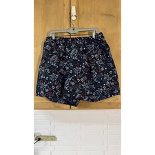 Columbia PFG Swim Trunks Men's XL Navy Blue Patriotic Fishing Shorts