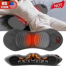 3 In 1 Electric Lumbar Support Pillow Smooth Spine Triple Fusion Back Massager