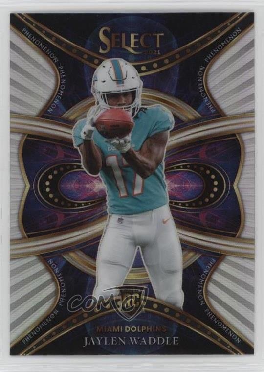 2021 Panini Select Phenomenon Silver Prizm Jaylen Waddle #PHE-20 0e9i