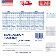 12 Check registers for Personal Checkbook - Checkbook Ledger Transaction Regi...