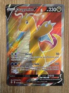 Dragonite V 191/203 Pokemon Evolving Skies Ultra Rare NM