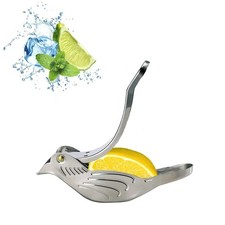 Elegant Bird Stainless Steel Manual Lemon and Lime Juicer Squeezer, Portable ...