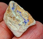 14Ct Natural Australian Lightning Ridge Black Opal Facet Rough Specimen YPWA198 — photo 1