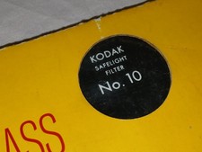 Kodak 5x7" Safelight Filter Wratten Series 10 DARK Amber Color