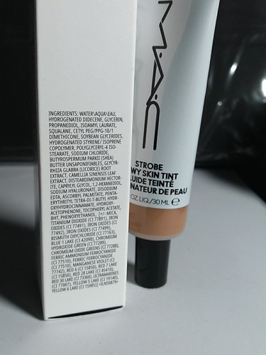 M.A.C Strobe Dewy Skin Tint 30ml/1 fl oz *DEEP 1* NIB - Picture 5 of 5