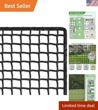 10x6.5ft Nylon Golf Hitting Net - Heavy-Duty Sports Net for Indoor Outdoor Use