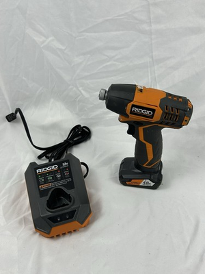 #ad Ridgid R82230 12V Cordless Hex 1 4quot; Impact Driver 12V 4.0Ah Battery Charger $139.99