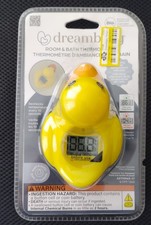 Dreambaby Room and Bath Thermometer Yellow Duck Toy Rechecks Temperature New