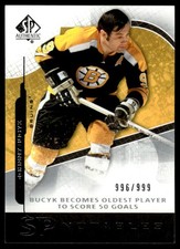 2009-10 SP AUTHENTIC NOTABLES JOHNNY BUCYK 996/999 #123