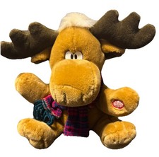 Singing Animated Christmas Moose Reindeer Plush Animal  Grandma Got Run Over  