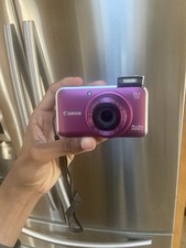 ULTRA RARE Canon PowerShot SX210 IS Digital Camera Pink Tested W/Charger