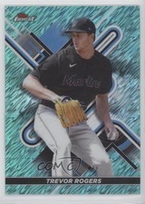 2022 Topps Finest Aqua Shimmer Refractor 126/175 Trevor Rogers #65 8k4
