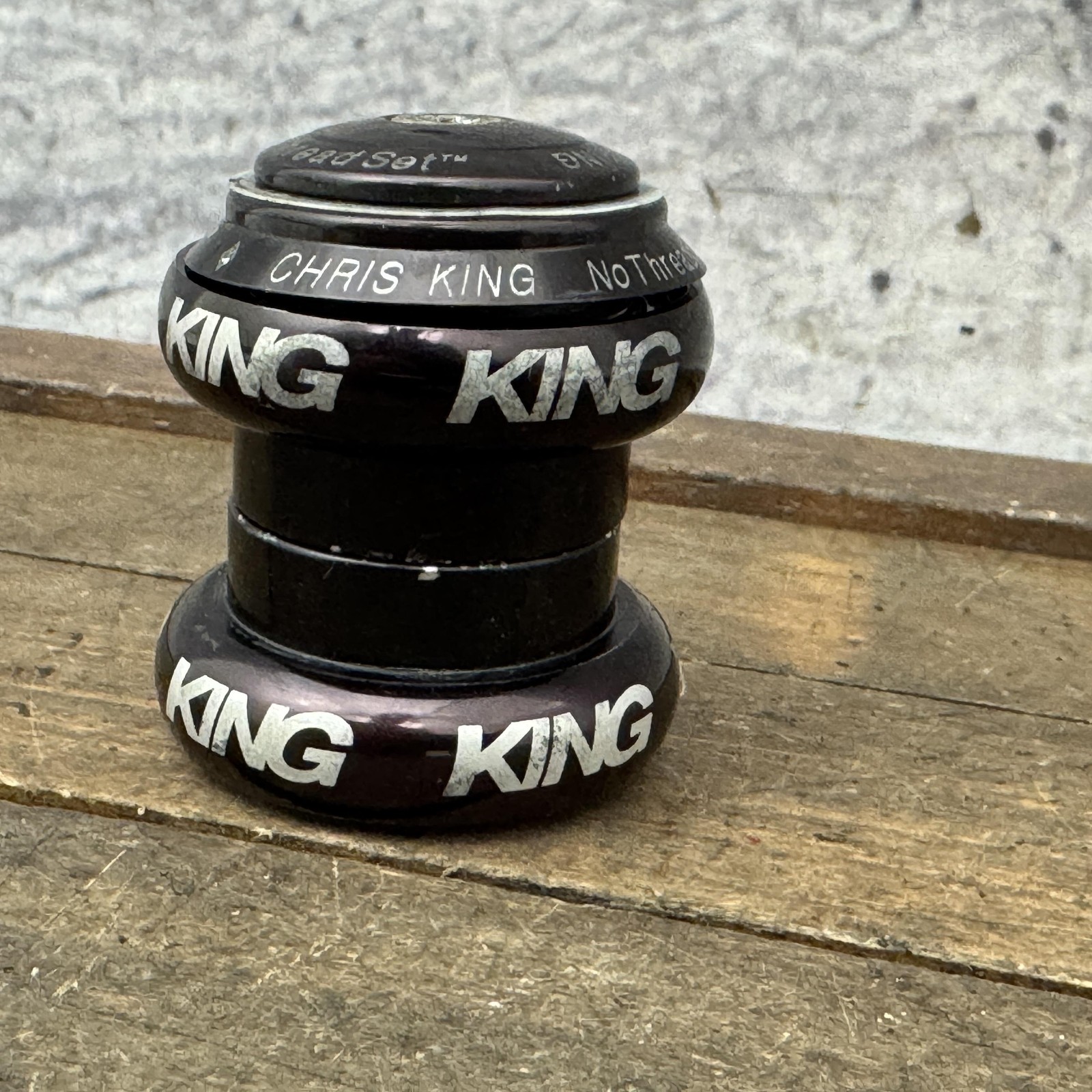 Chris King NoThreadSet 1 1/8 Threadless Headset Black King MTB Road Sealed