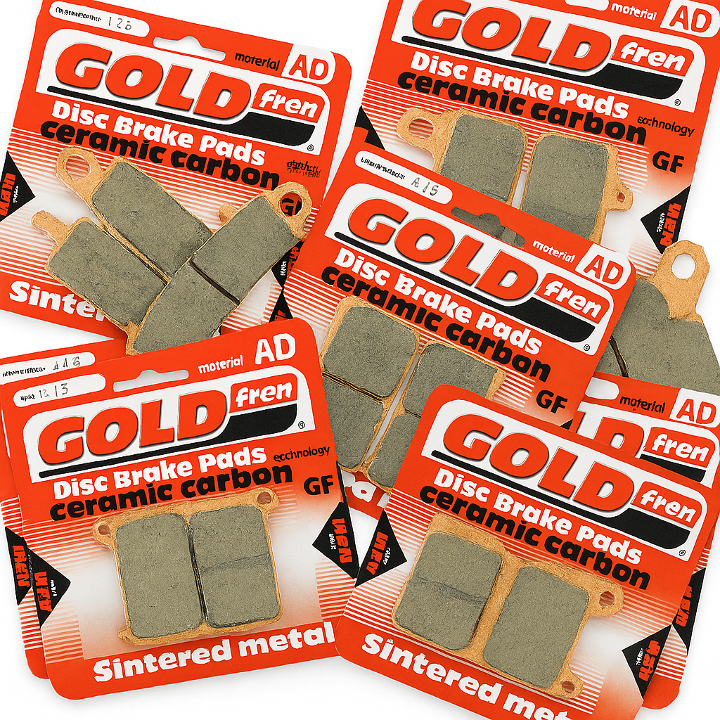 GoldFren AD-023 Sintered Brake Pads Rear (EBC Equivalents FA208X