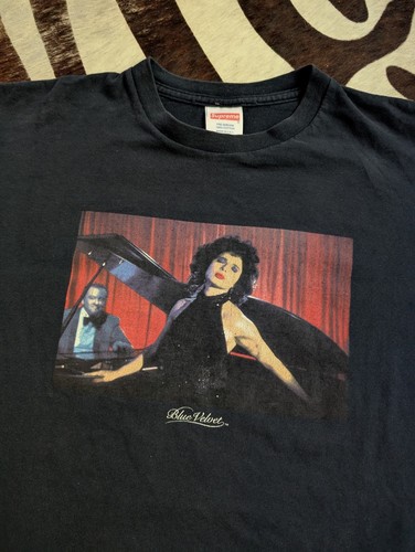 Supreme Blue Velvet T-Shirt David Lynch Rare Streetwear Limited USA Twin Peaks - Picture 3 of 10