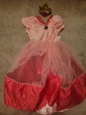 Disguise Womens Nintendo Mario Bros Princess Peach Halloween Costume Medium