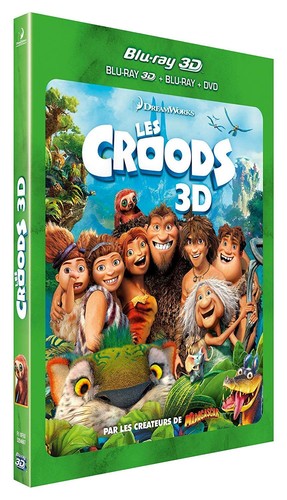 The Croods 3D (3D & 2D) (Blu-Ray & DVD Combo) (Blu-ray) Nicolas Cage (UK IMPORT)