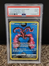 2023 POKEMON SWSH BLACK STAR PROMO GALARIAN MOLTRES 284 CROWN ZENITH TINS PSA 9