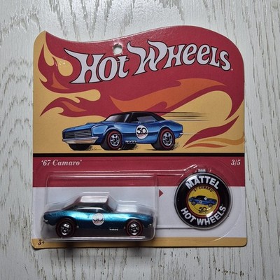 Hot Wheels `67 Camaro Blau 2017 50 Anniversary since 1968 1:64 FTX86 Modellauto