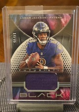 2019 Panini Black - Futuristic Lamar Jackson #F-LJ Silver /35 (MEM)