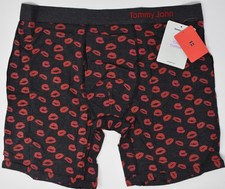 Calzoncillo boxer Tommy John Cool algodón estampado brezo beso carbón brezo pequeño